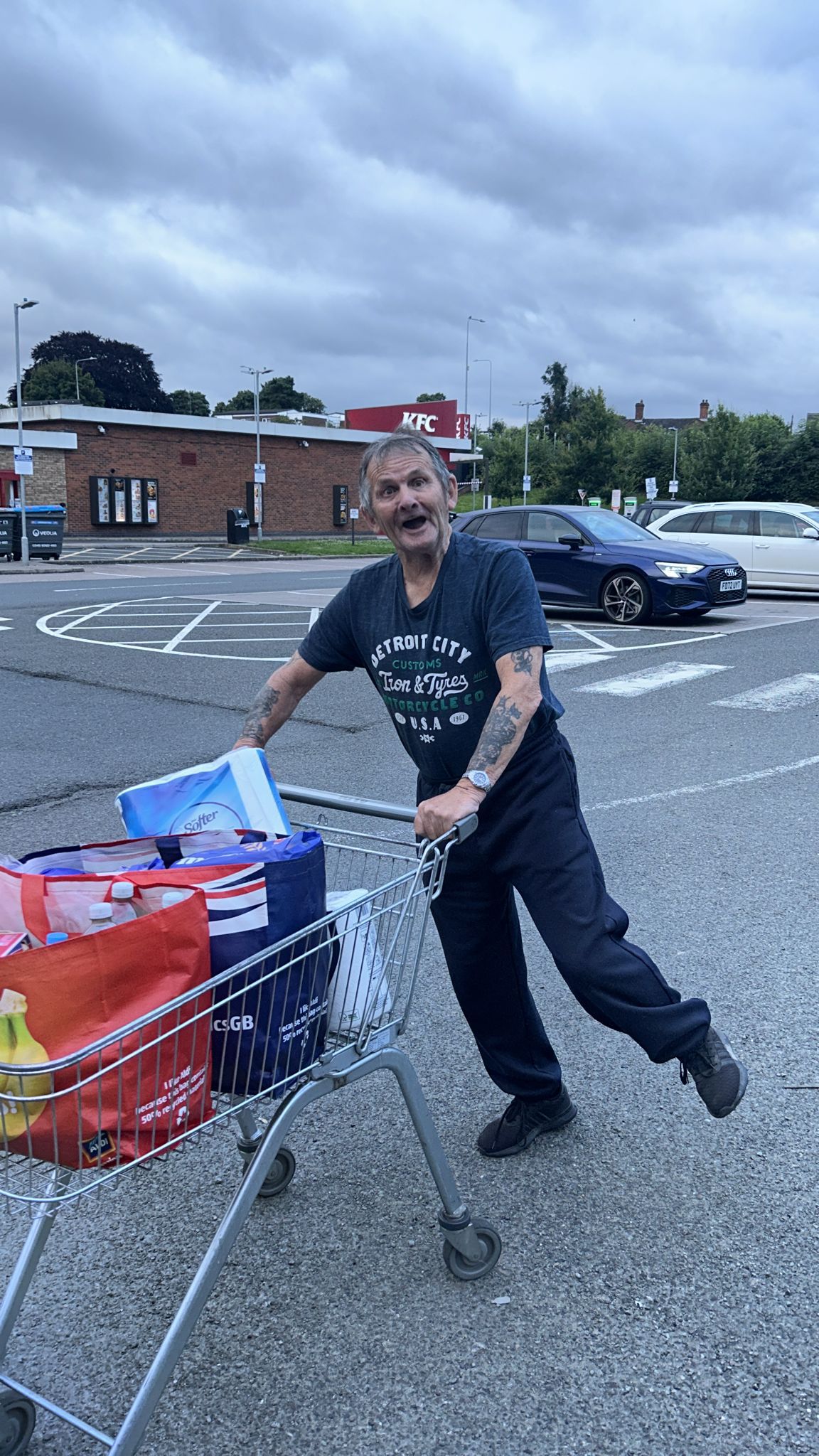 Dave enjoying a walk